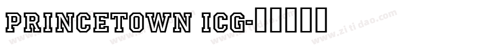 Princetown ICG字体转换